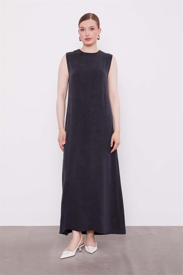 Siyah Taş Detaylı Fermuarlı Ceket Takım