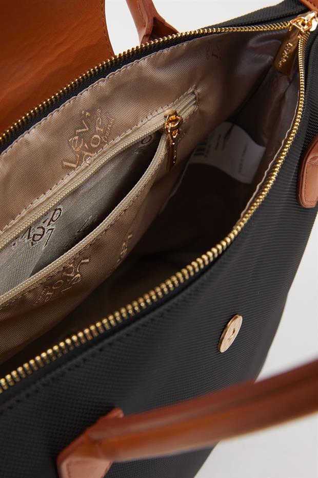 Siyah Trend Askılı El Çantası