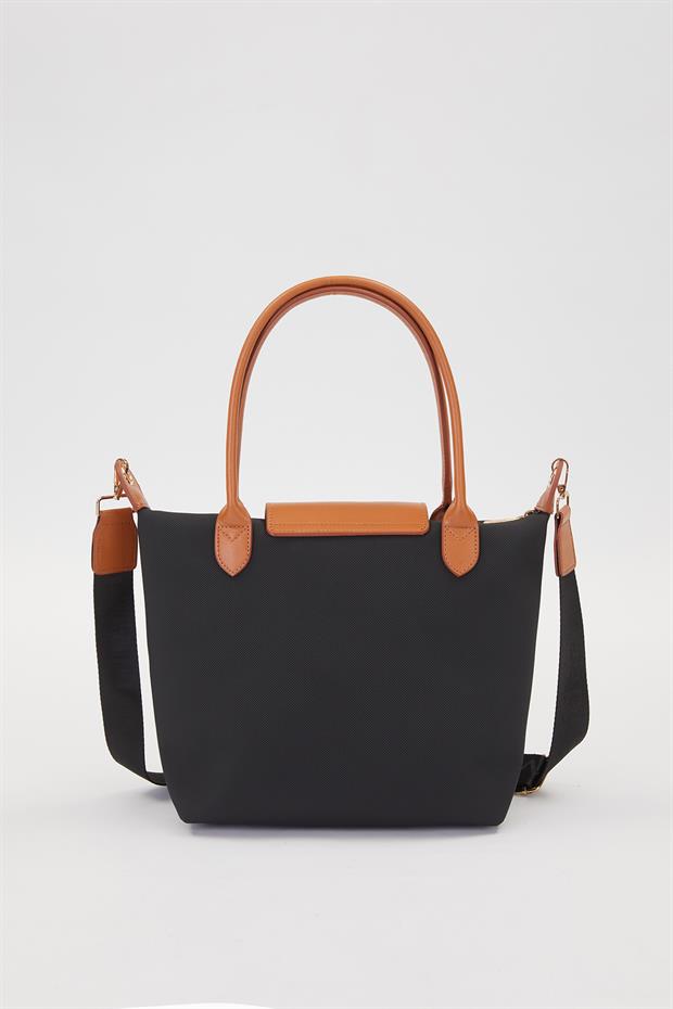 Siyah Trend Askılı El Çantası