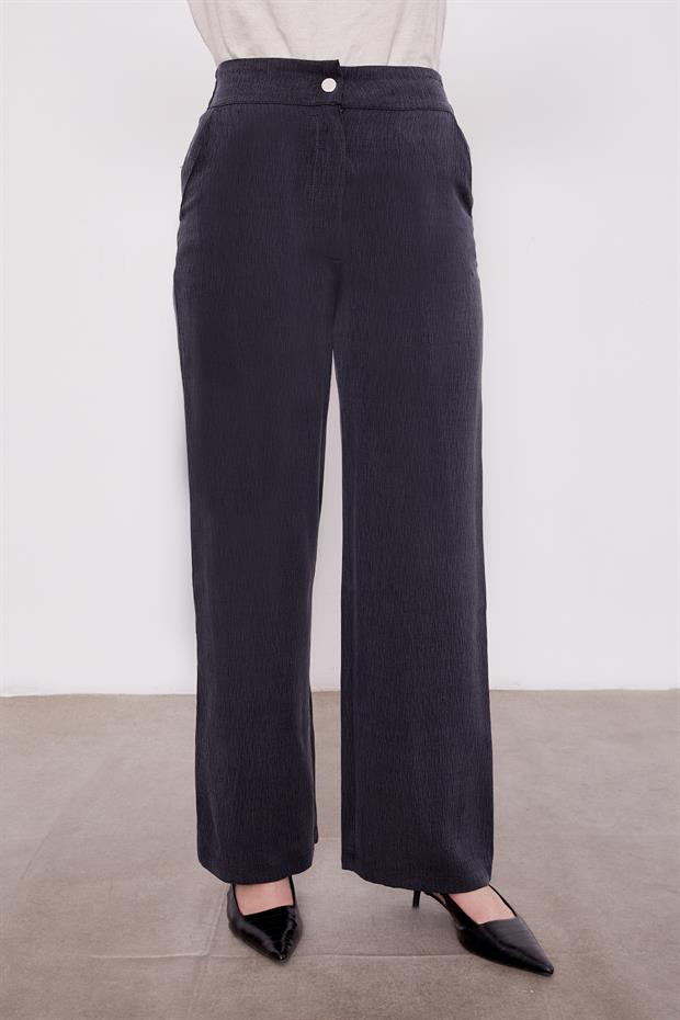 Siyah Yakası Taşlı Cupra İkili Takım