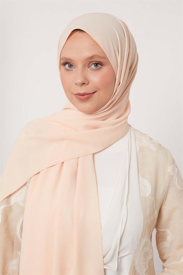 Soğan Kabuğu Düz Medine İpeği Şal