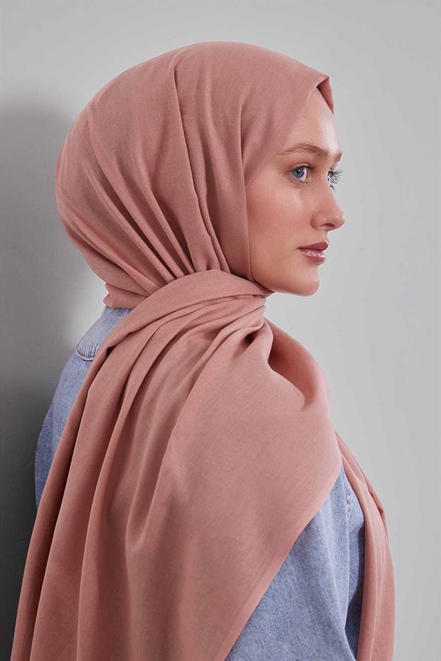 Somon Düz Tensel Şal