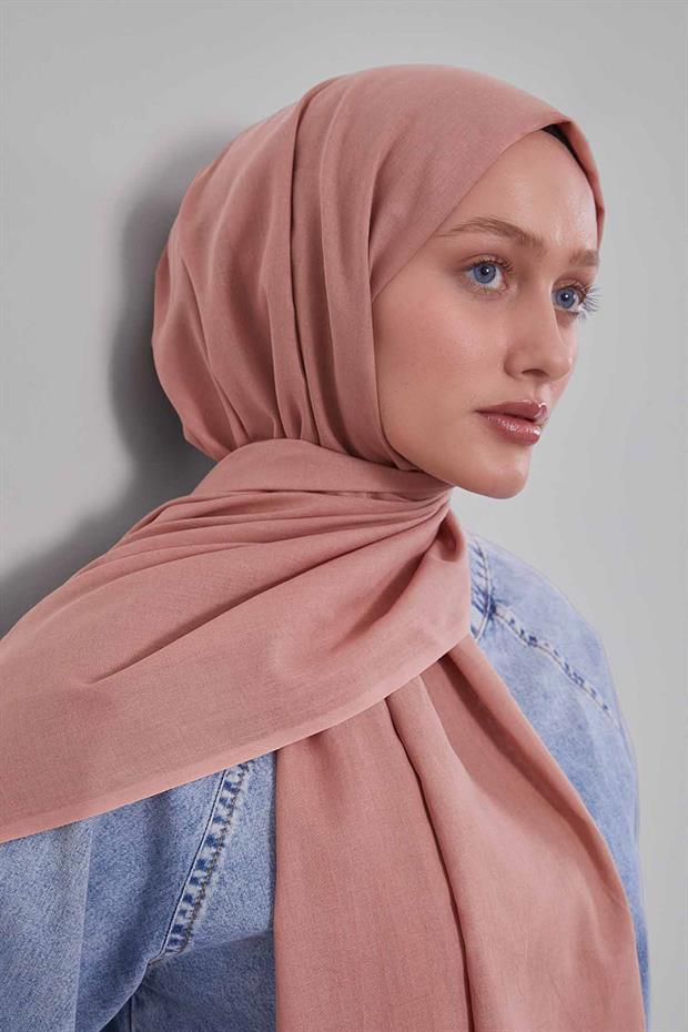 Somon Düz Tensel Şal