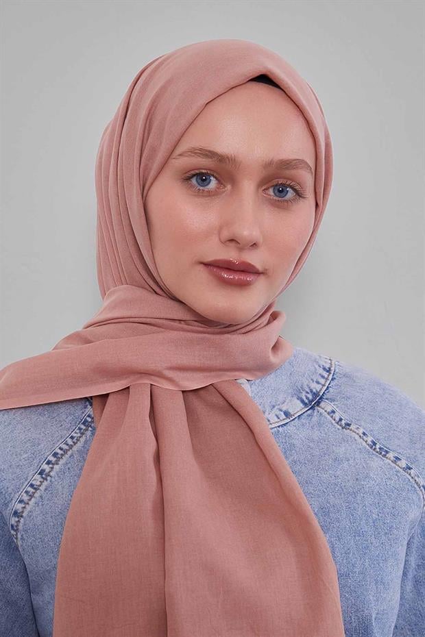 Somon Düz Tensel Şal