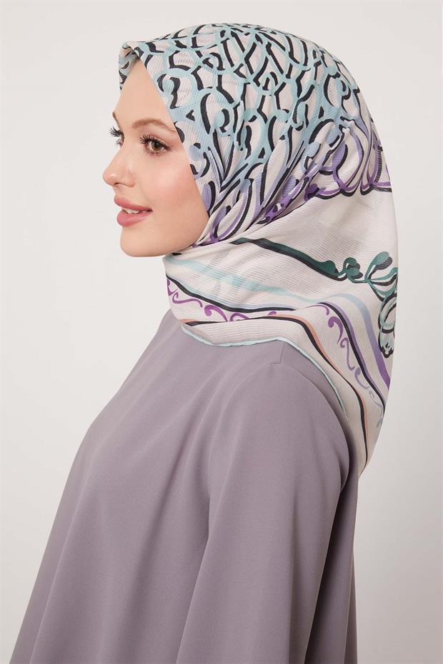 Somon Etnik Desen Pamuk Eşap