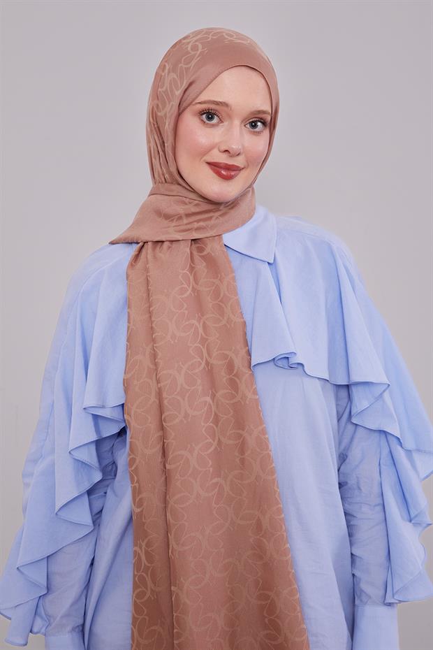 Somon Geometrik Desen Grazia Şal