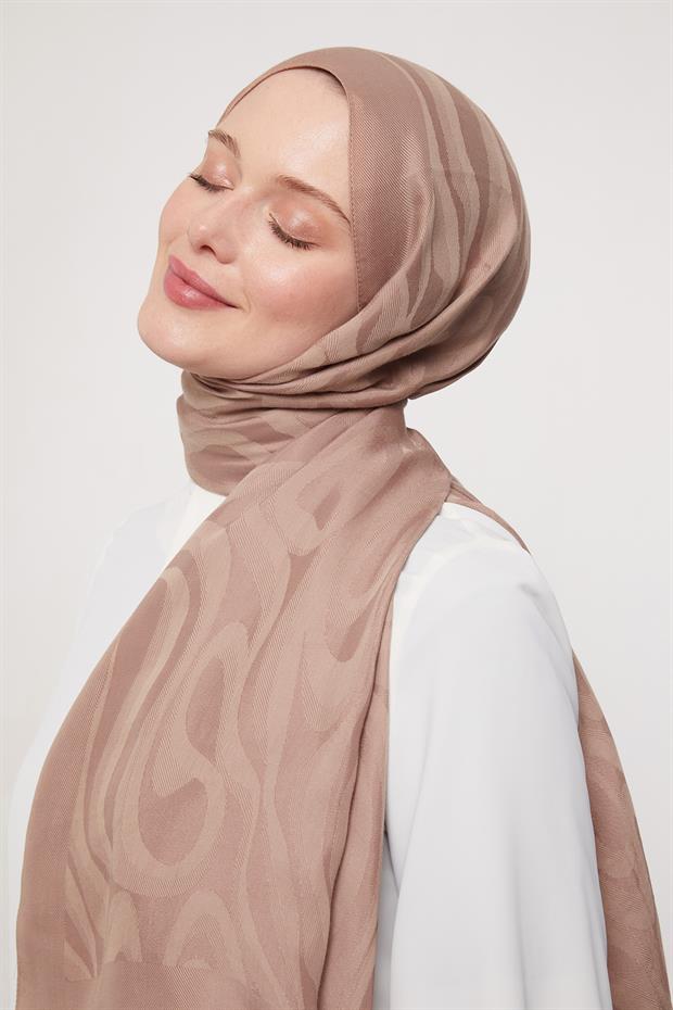 Somon Soyut Desen Grazia Şal