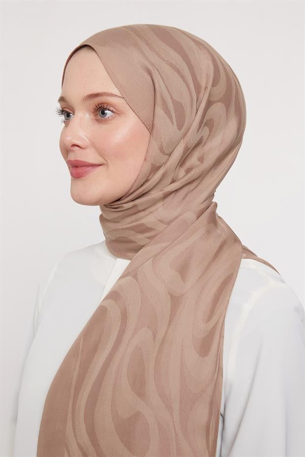 Somon Soyut Desen Grazia Şal