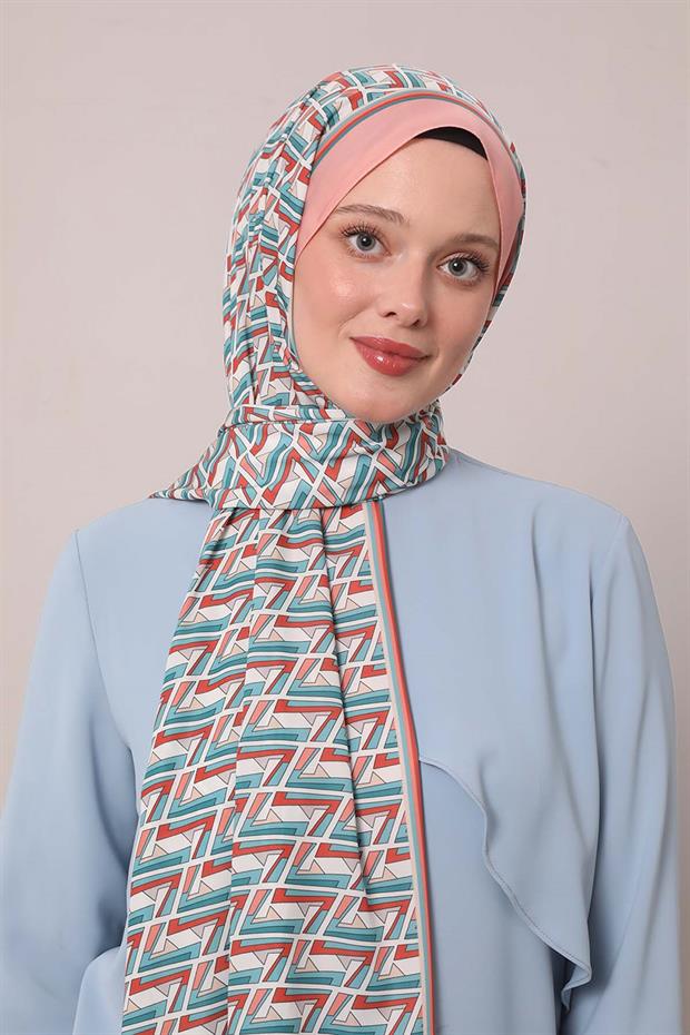 Somon Zigzag Desen Club Şal