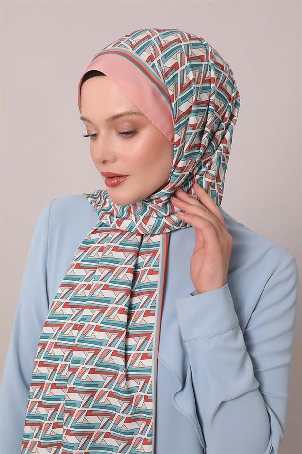 Somon Zigzag Desen Club Şal