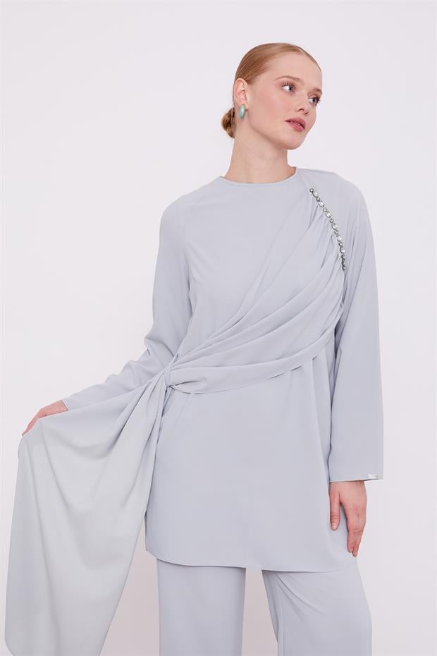 Su Yeşili İşleme Detaylı İkili Takım