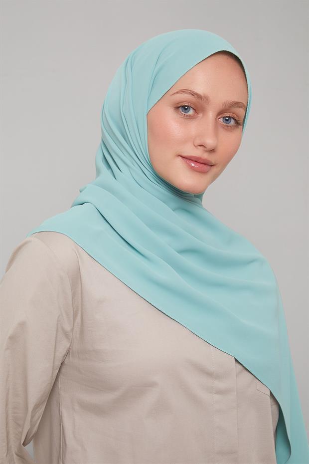 Su Yeşili Dokulu Tensel Şal