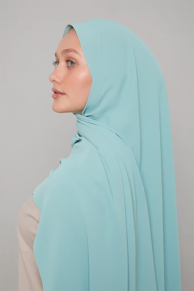 Su Yeşili Dokulu Tensel Şal