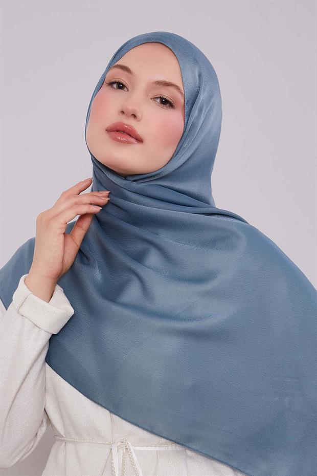 Su Yeşili Düz Premium Abiye Şal