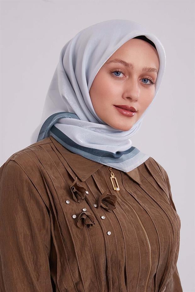 Su Yeşili Kehribar Eşarp