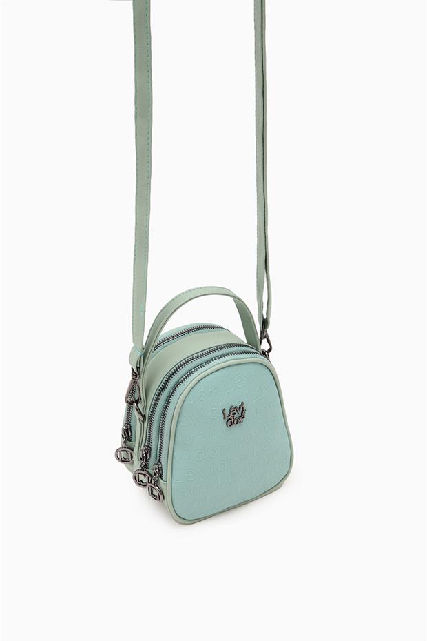 Su Yeşili Oval Model Omuz Çantası