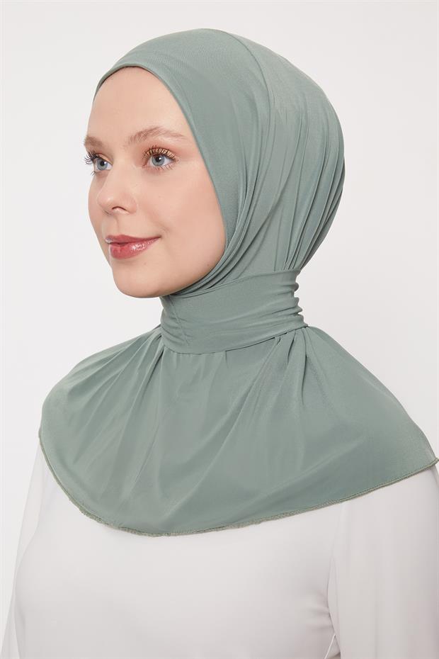 Su Yeşili Pratik Spor Çıtçıt Şal Bone