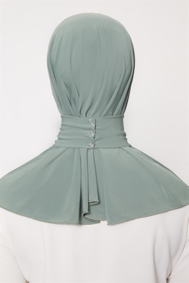 Su Yeşili Pratik Spor Çıtçıt Şal Bone