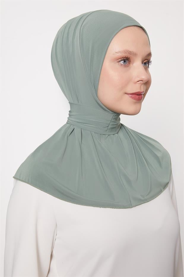 Su Yeşili Pratik Spor Çıtçıt Şal Bone