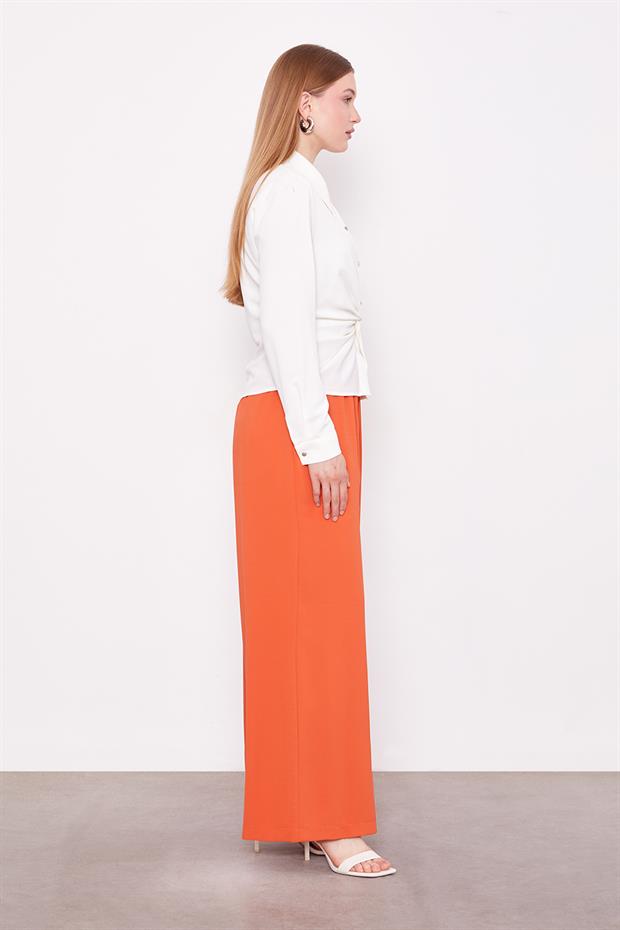 Taba Bol Paça Beli Lastik Pantolon