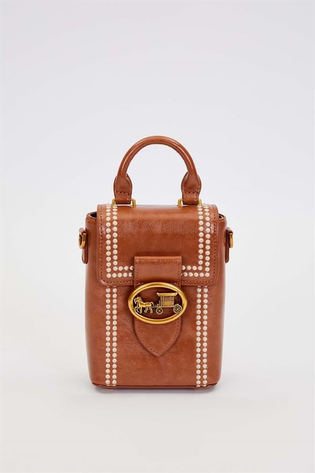 Taba Dikdörtgen Formlu Dikişli El Çantası