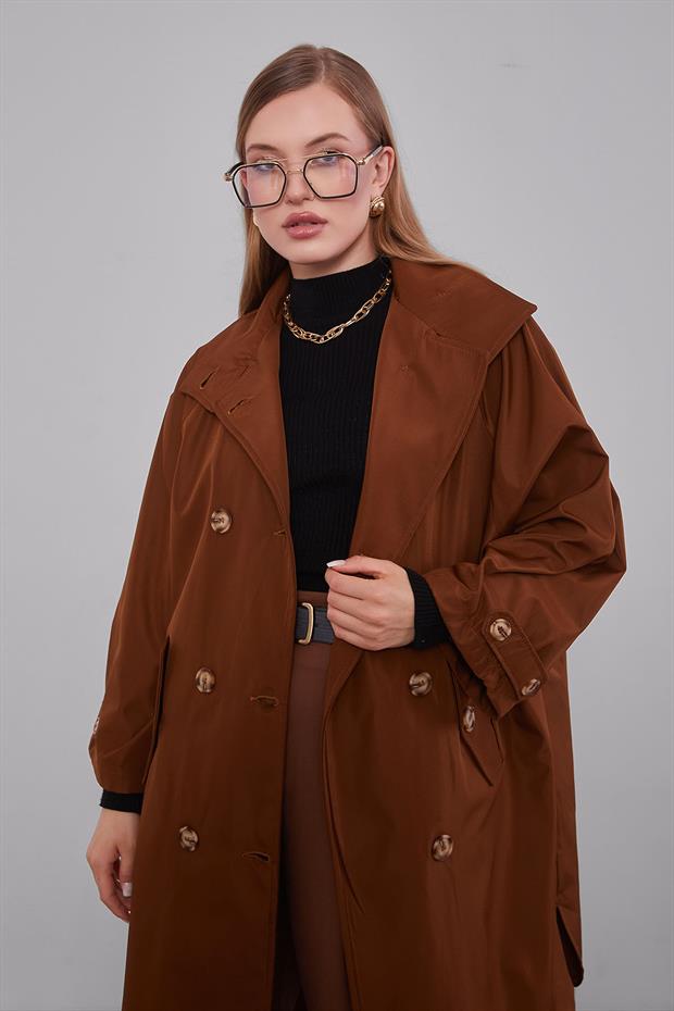 Taba Oversize Trençkot