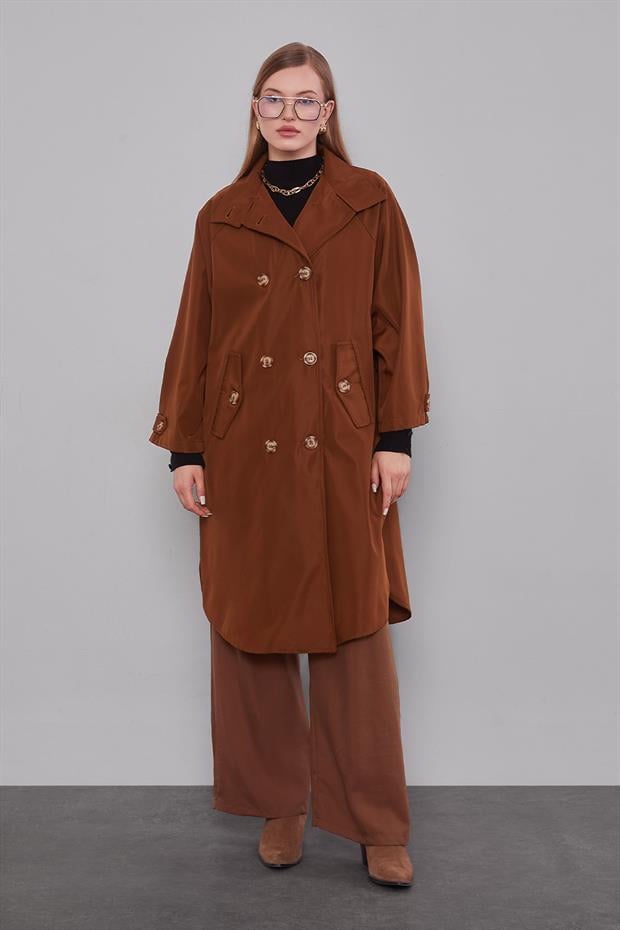 Taba Oversize Trençkot