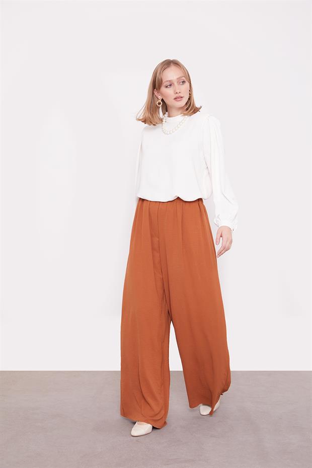 Tarçın Bol Paça Aerobin Pantolon