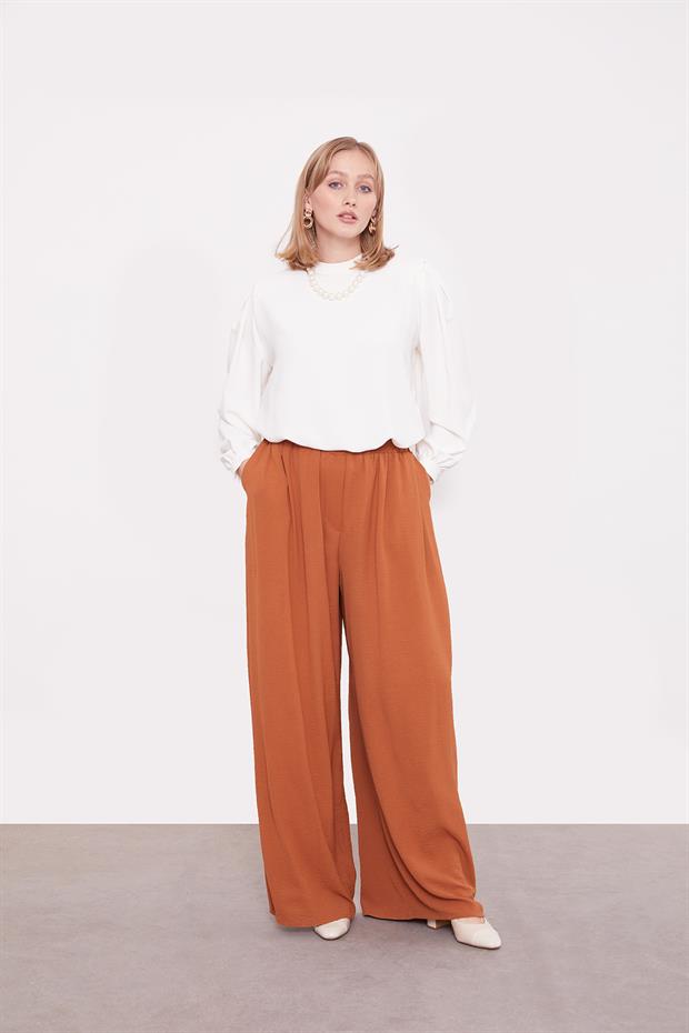 Tarçın Bol Paça Aerobin Pantolon