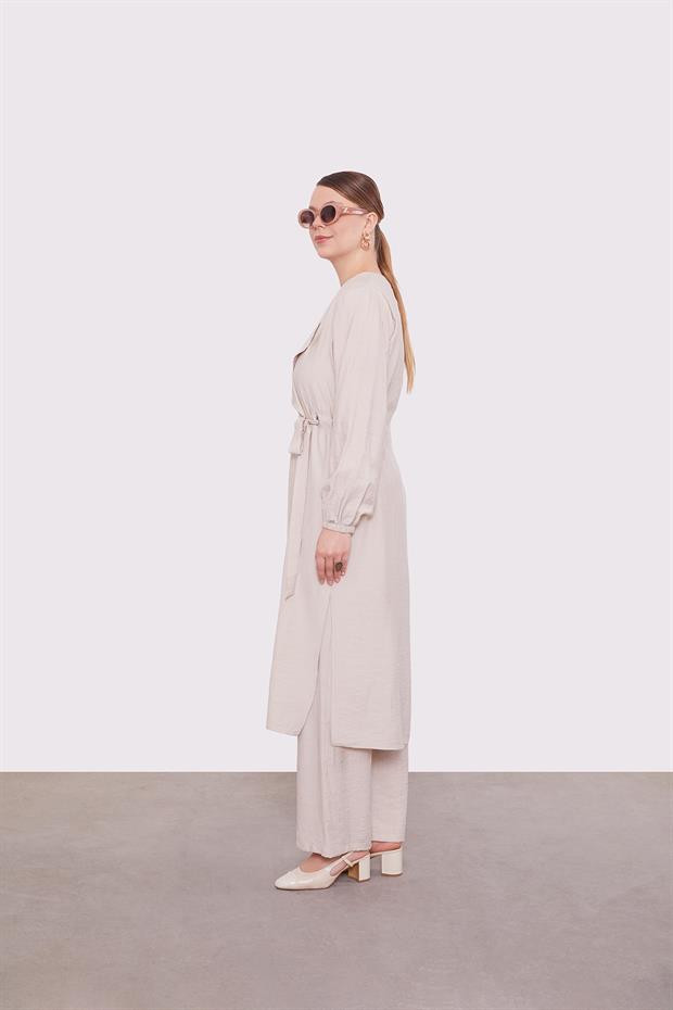 Taş Belden Kuşak Detaylı İkili Takım