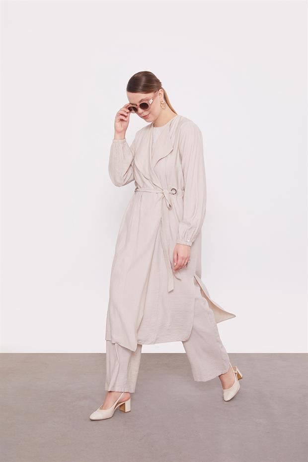 Taş Belden Kuşak Detaylı İkili Takım