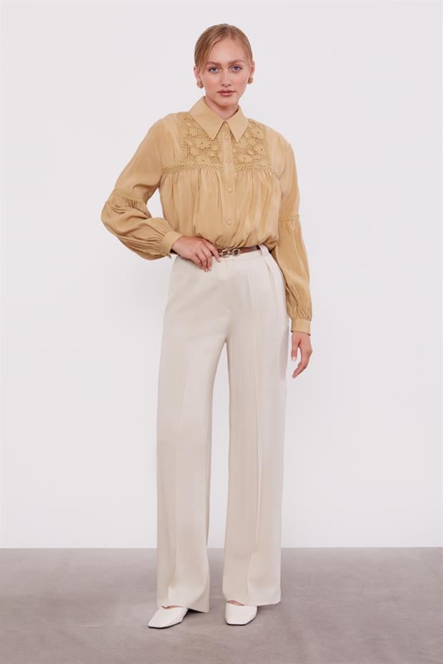 Taş Kemerli Palazzo Pantolon