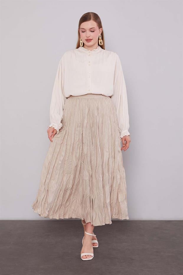 Taş Kırışık Model Etek