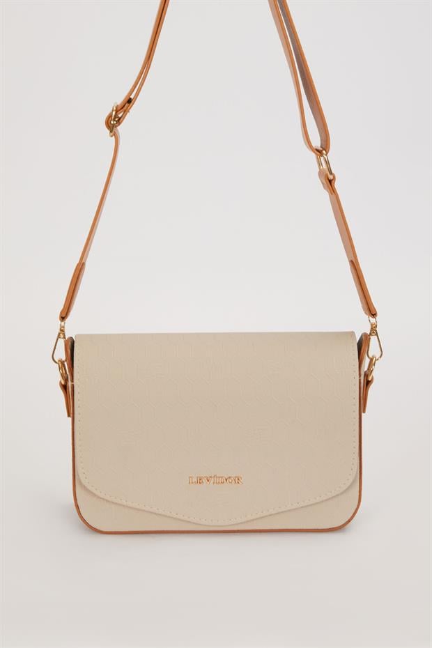 Taş Petek Baskılı Ayarlanabilir Askılı Omuz Çantası