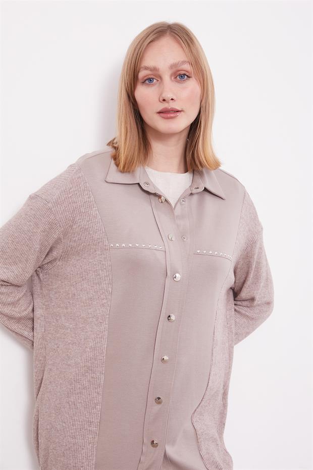 Taş Simli Ribana Detay Takım