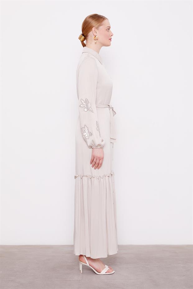 TAŞ Taş İşleme Detaylı Cupra Elbise