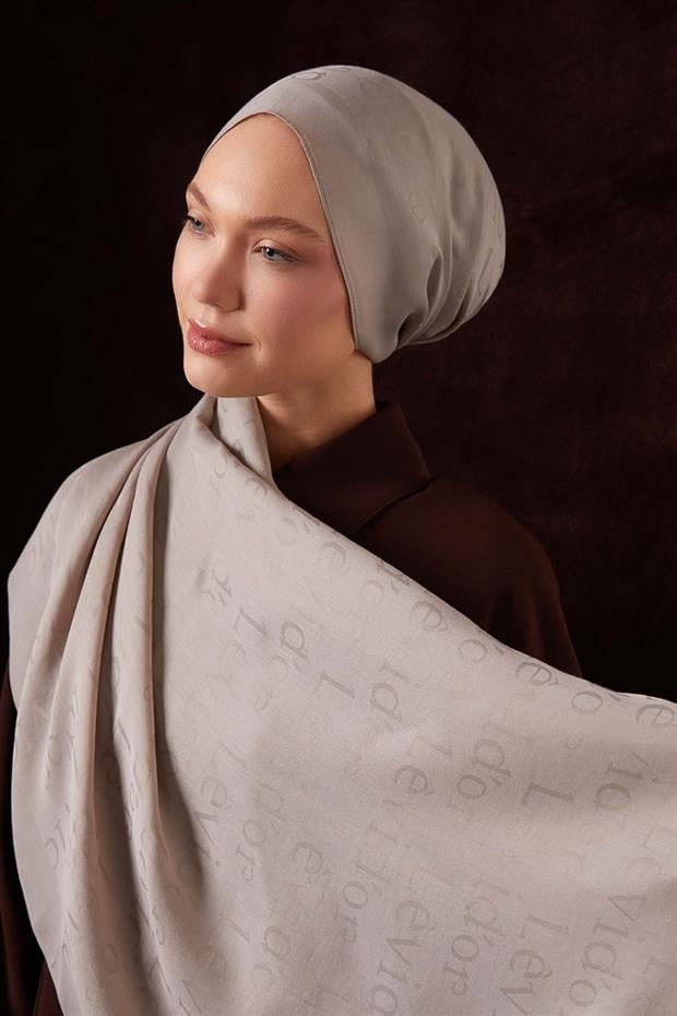 Taş Yazı Baskılı Naia Jakar Şal