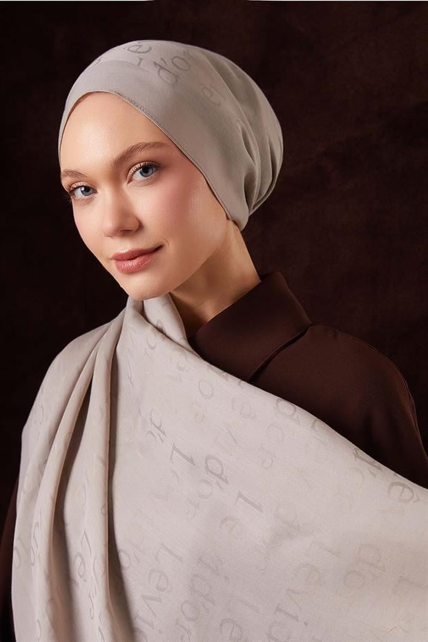 Taş Yazı Baskılı Naia Jakar Şal