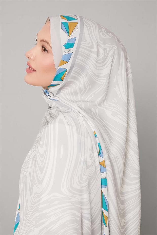 Taş Zebra Desen Club Şal