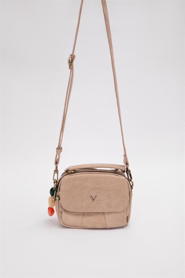 Vizon Aksesuar Taş Detaylı Omuz Çantası