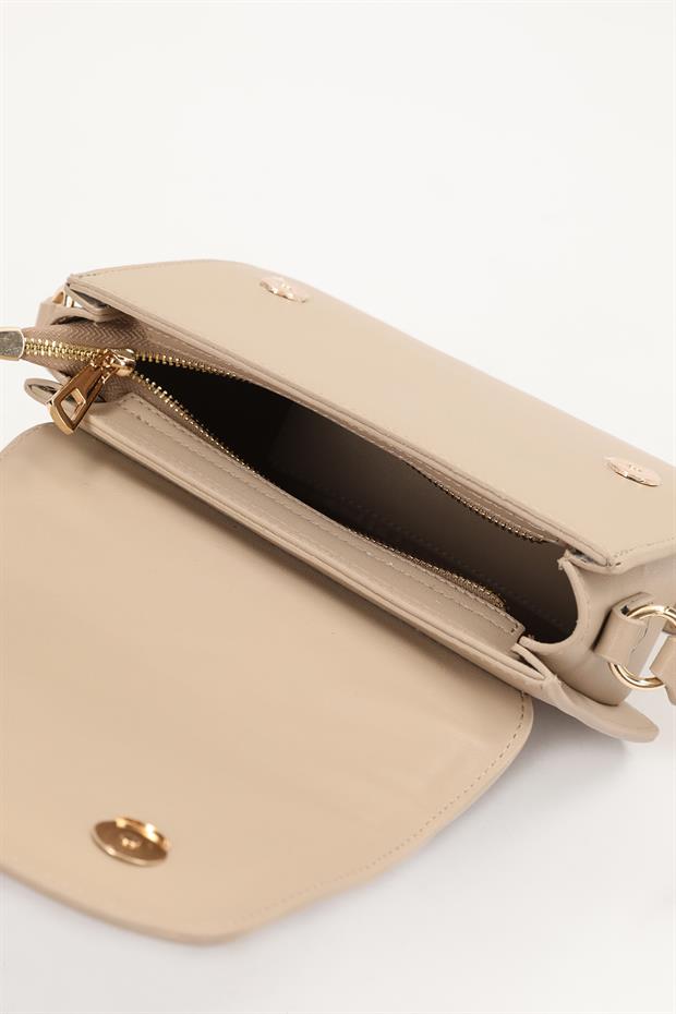 Vizon Baklava Desenli Omuz Çantası