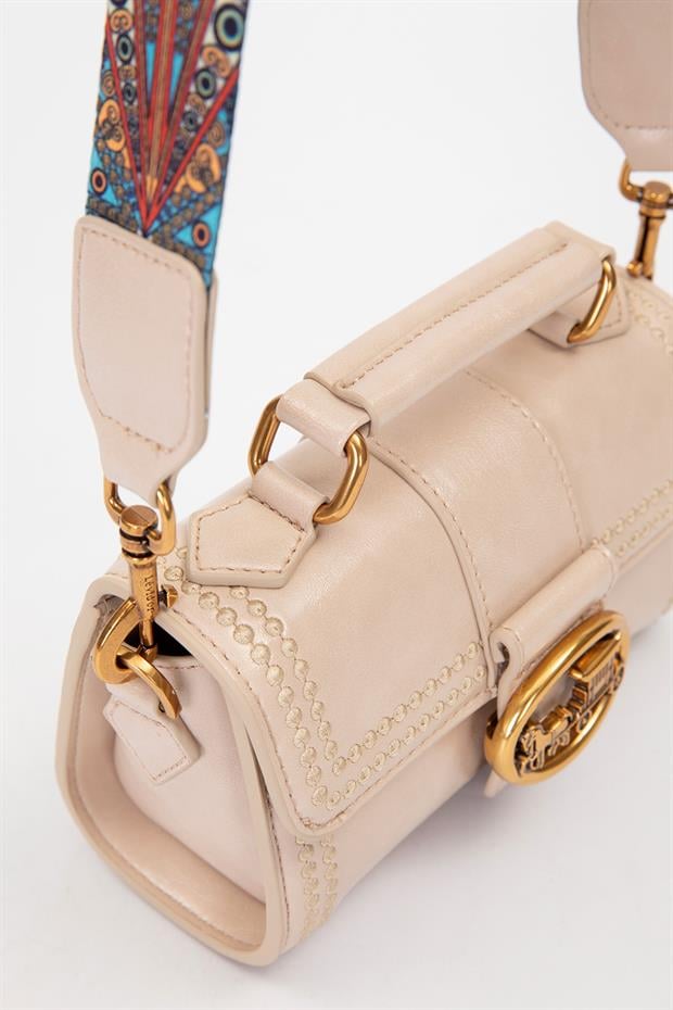 Vizon Benek Detay Omuz Çantası