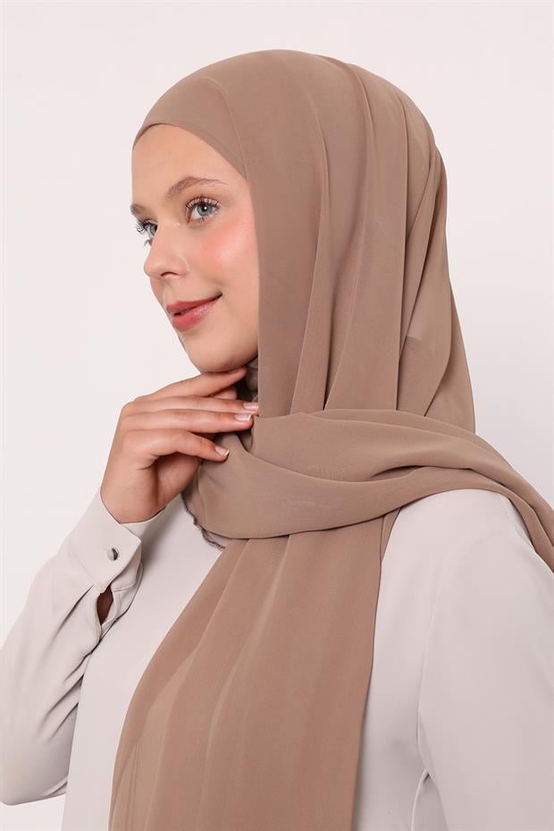 Vizon Büyük Hijap Şifon Şal