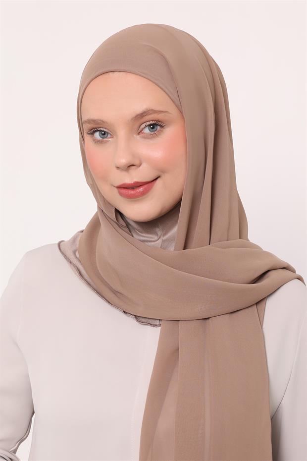 Vizon Büyük Hijap Şifon Şal