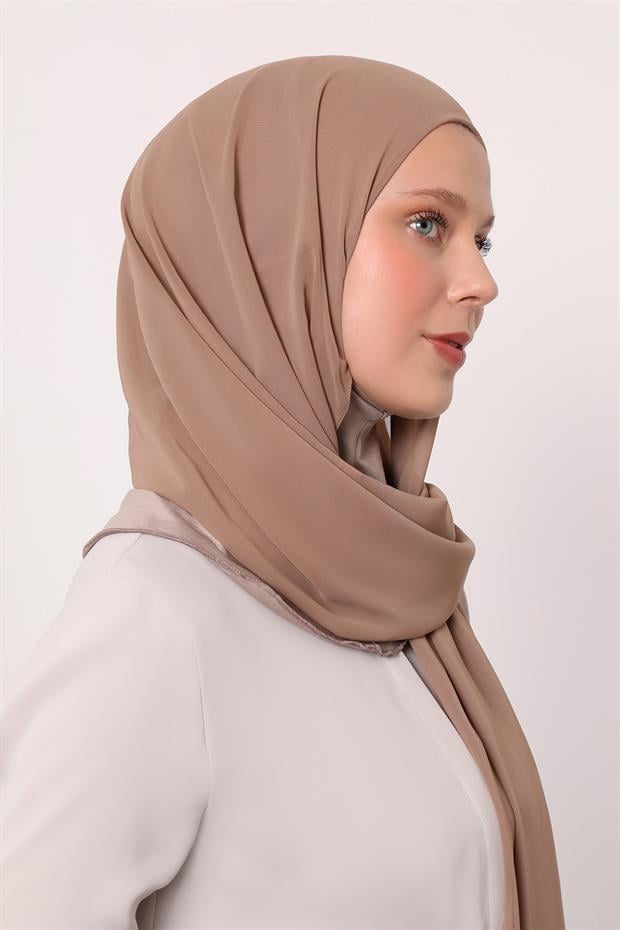 Vizon Büyük Hijap Şifon Şal