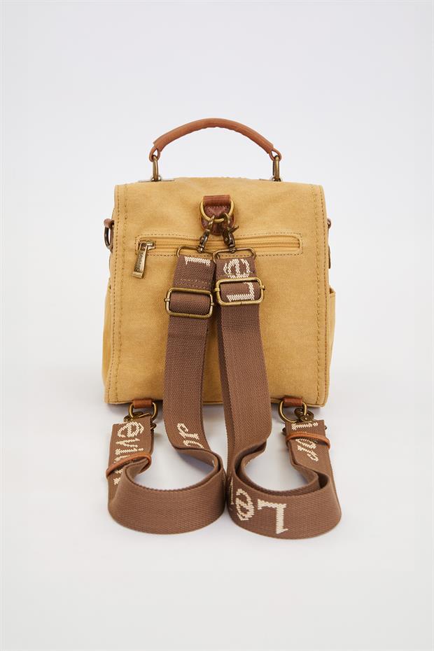 Vizon Çift Gözlü Fermuarlı Sırt Çantası