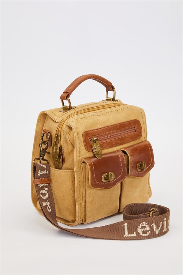 Vizon Çift Gözlü Fermuarlı Sırt Çantası