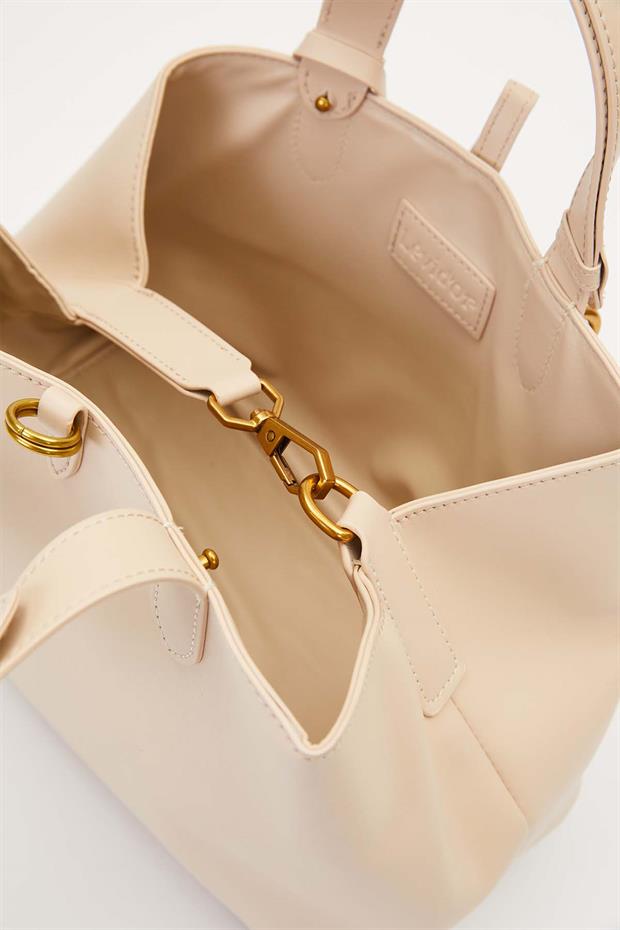 Vizon Cüzdan Detaylı El Çantası