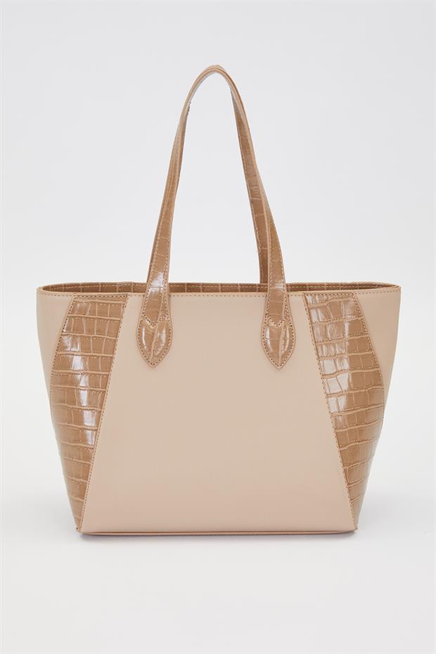 Vizon Deri Detay Omuz Çantası