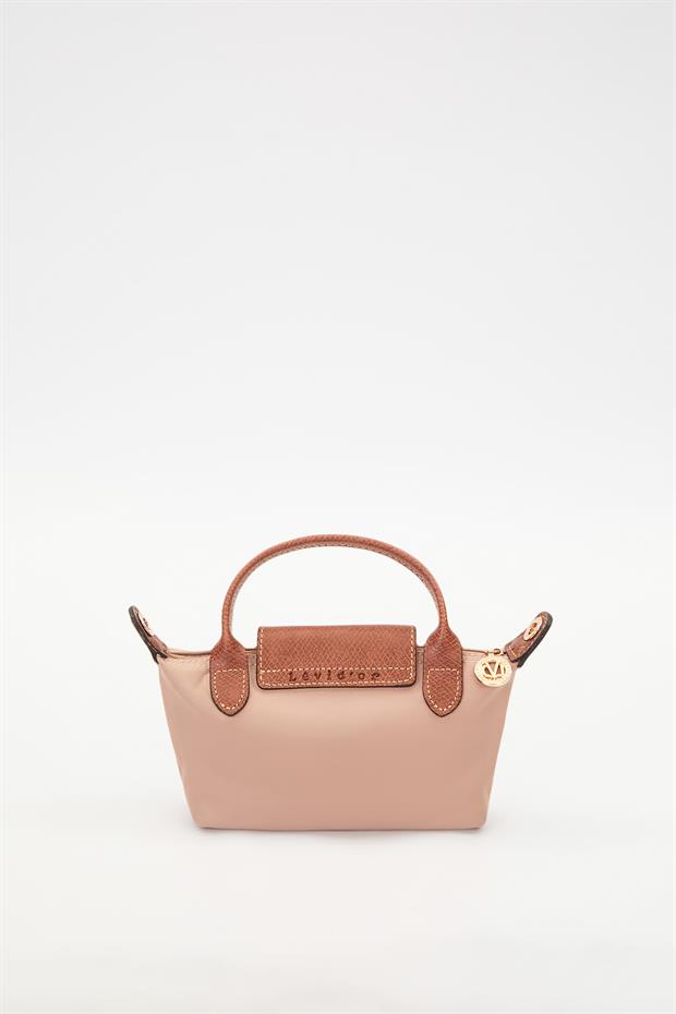 Vizon Deri Kapak Detaylı El Çantası